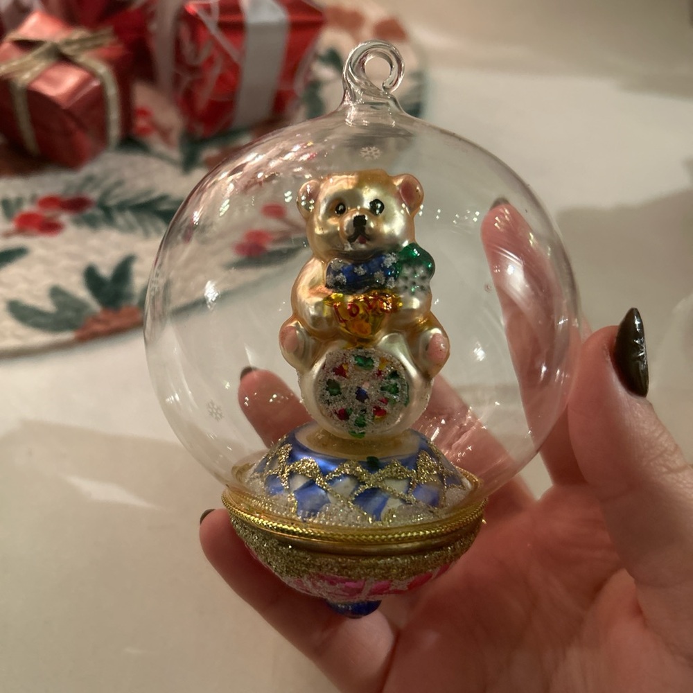 Vintage Bear Ornament